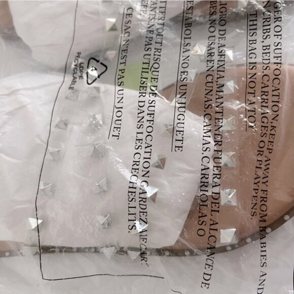 Torrid - Women's Studded Strap Sandal - Clear. Size: 8.5 WW. (1670) - Picture 9 of 14